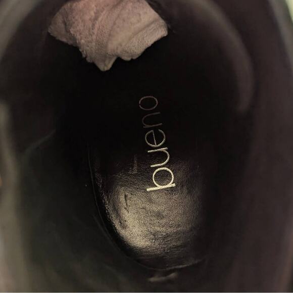 Bueno Felix Black Leather Combat Boots size 9.5 - Picture 8 of 8